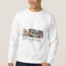 Mejor Papá Perro - Personalizado de 3 Collages de
