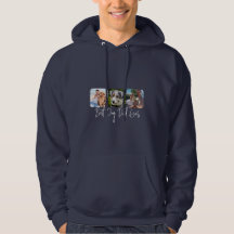 Mejor Papá Perro - Personalizado de 3 Collages de