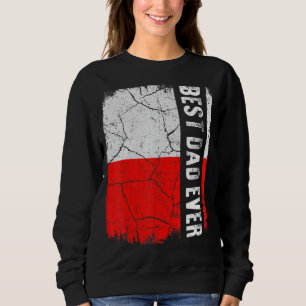 Sudadera Mejor papá polaco que nunca antes fue Día del Padr
