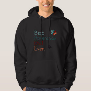 Sudadera Mejor Papá Pomerano Que Te Amo Pomeraniano