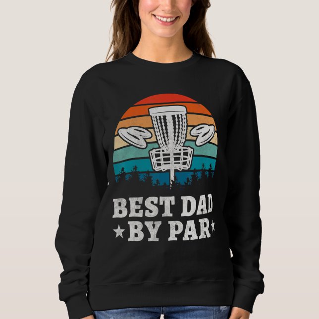 Sudadera Mejor Papá Por Golf De Disco De Par (Anverso)