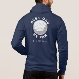 Sudadera Mejor Papá por Par de Golf Papá Cumpleaños Año Per