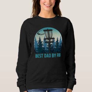 Sudadera Mejor Papá Por Par Disk Golf Frisbee Golfer Padre