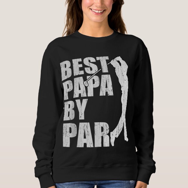 Sudadera Mejor Papa por Par Funny Golf El Día del Abuelo G (Anverso)