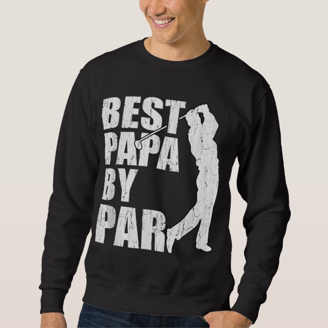 Sudadera Mejor Papa por Par Funny Golf El Día del Abuelo G (Anverso)