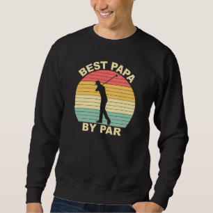 Sudadera Mejor Papá Por Par - Jugando Golf