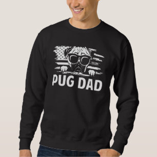 Sudadera Mejor Papá Pug De La Historia Para Los Mascotas De