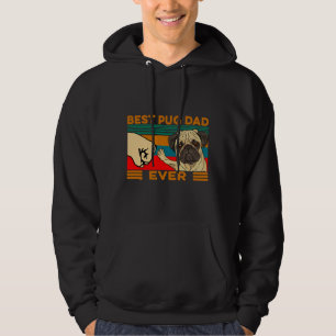 Sudadera Mejor Papa Pug que nunca camiseta clásica T-Shir e