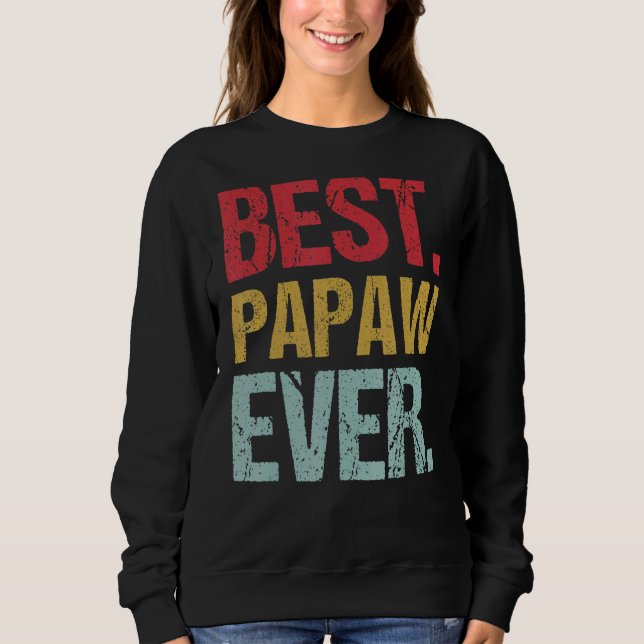Sudadera Mejor Papas retro padre de nuevo papá (Anverso)