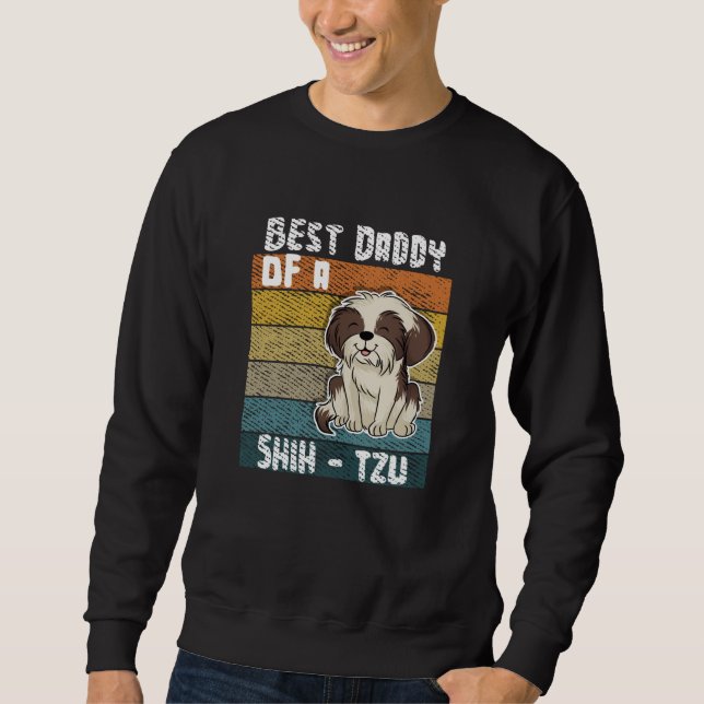 Sudadera Mejor Papi De Un Shih-Tzu (Anverso)