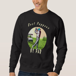 Sudadera Mejor Pappino De Par Fathers Day Golf Para Dad Gra