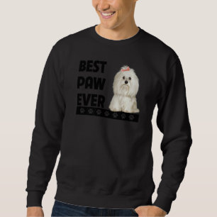 Sudadera Mejor Pasta Maltesa Que Nunca Maltipoo Padre Padre