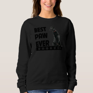 Sudadera Mejor Paw hasta el negro Labrador recuperar papás