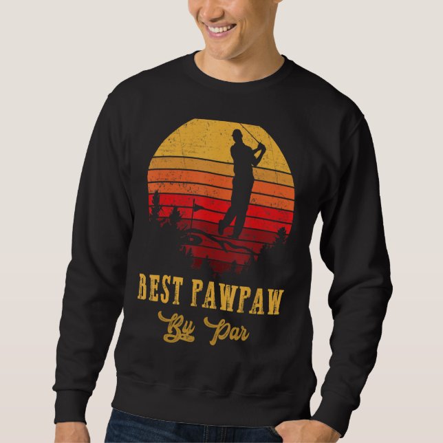 Sudadera Mejor Pawpaw Para Hombres De Par Father S Day Golf (Anverso)