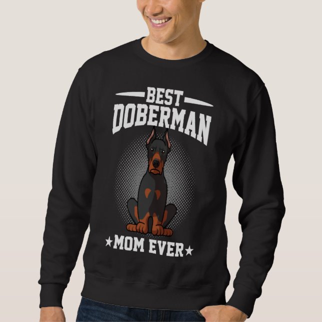 Sudadera Mejor perro de Doberman Pinscher (Anverso)