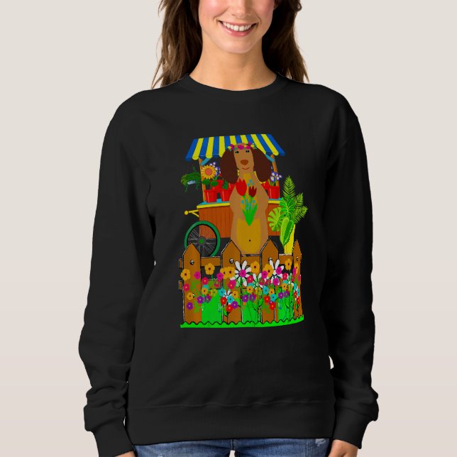 Sudadera Mejor Perro De Perro Wiener Dachshund Gracioso Con (Anverso)