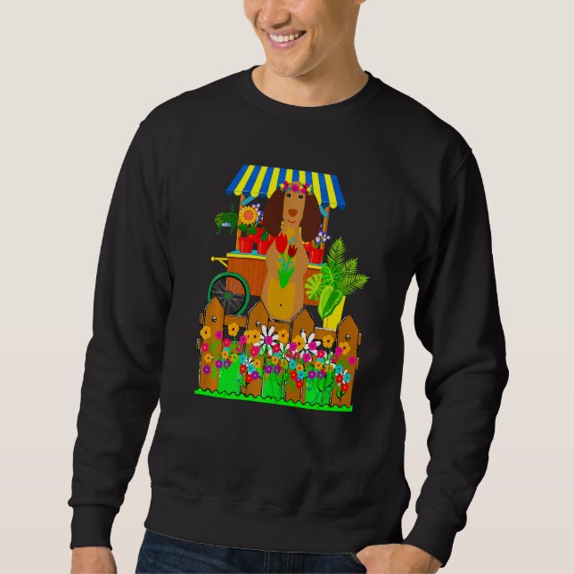 Sudadera Mejor Perro De Perro Wiener Dachshund Gracioso Con (Anverso)