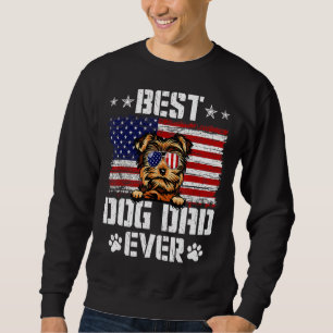 Sudadera Mejor Perro Padre Nunca Yorkshire Terrier Bandera 