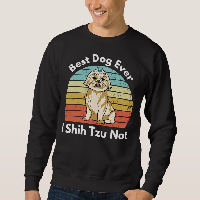 Sudadera Mejor Perro Que Shih Tzu No Shih Tzu Mom (Anverso)