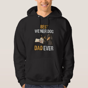 Sudadera Mejor Perro Weiner Papá Padre Dueño De Perro