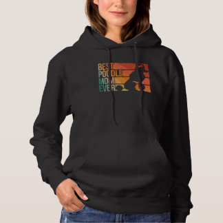 Sudadera Mejor Poodle Mamá Madres Madres Mascota Perro Pood