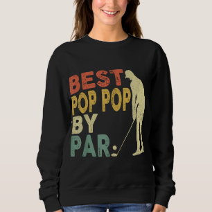 Sudadera Mejor Pop Retro Vintage por el Día del Padre Golf
