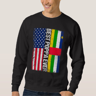 Sudadera Mejor Poppa de la República Centroafricana de la h