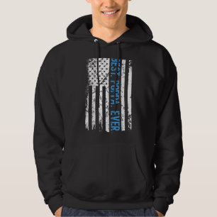 Sudadera Mejor Poppa Para Los Hombres, Bandera Estadouniden