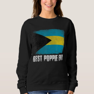 Sudadera Mejor Poppie de todas las Bahamas bandera patriota