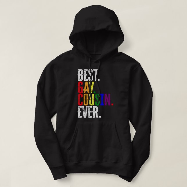 Sudadera Mejor Primo Gay que nunca regalo de Primo Gay del  (Diseño del anverso)