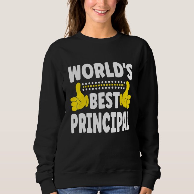 Sudadera Mejor Profesional de Cargos Laborales Principal de (Anverso)