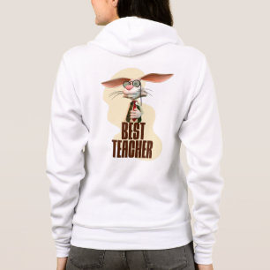 Sudadera Mejor Profesor Conejo de Humor de Aula