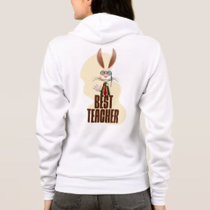 Sudadera Mejor Profesor Conejo de Humor de Aula