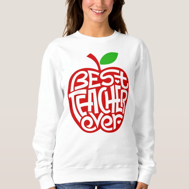 Sudadera Mejor Profesor de la Historia (Anverso)