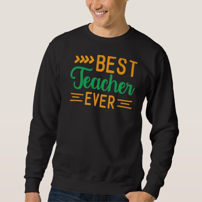 Sudadera Mejor Profesor de la Historia (Anverso)
