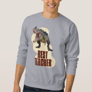 Sudadera Mejor Profesor Dinosaurio Humor de Aula