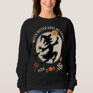 Sudadera Mejor Que Mi Candy Funny Halloween