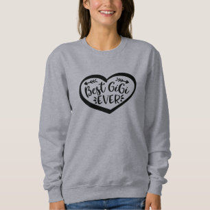 Sudadera Mejor regalo de corazón Gigi jamás