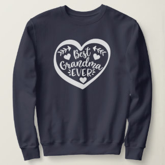 Sudadera Mejor regalo de corazón para la abuela