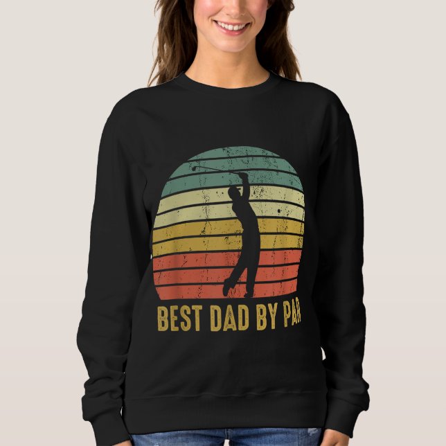 Sudadera Mejor regalo de golf para hombres padre de Par Fun (Anverso)