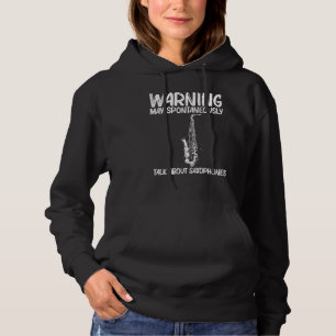 Sudadera Mejor Regalo Saxofón Para Hombres Instrumento Musi