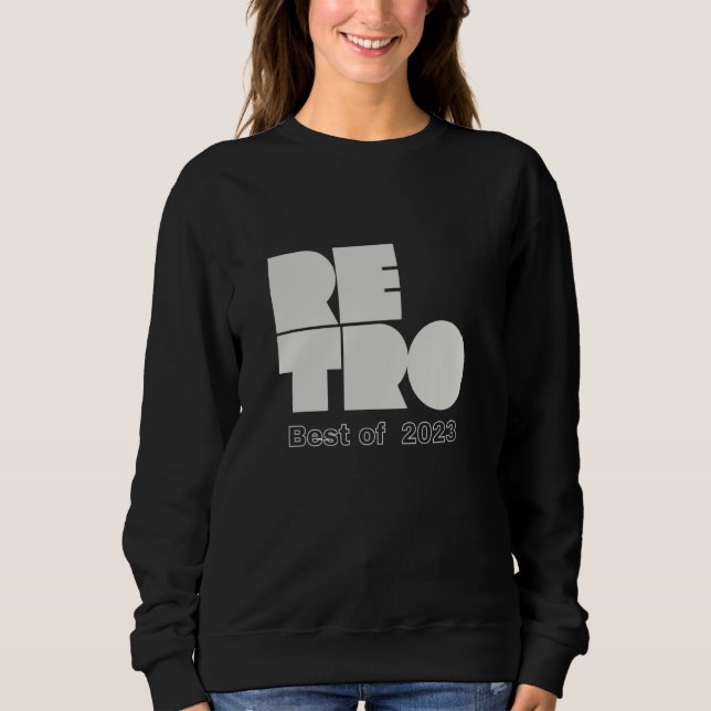 Sudadera Mejor Retro De 2023 (Anverso)