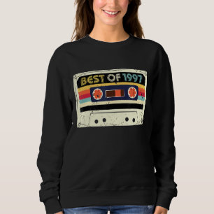 Sudadera Mejor Retro De La Cinta Cassette 1997 25th Birthda
