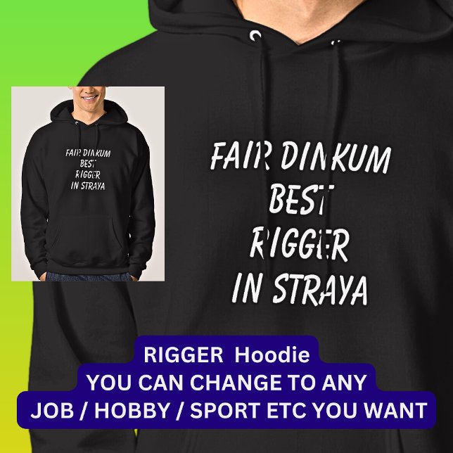 Sudadera Mejor RÍGER de Dinkum en Straya (Subido por el creador)