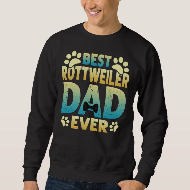 Sudadera Mejor Rottweiler Dad (Anverso)