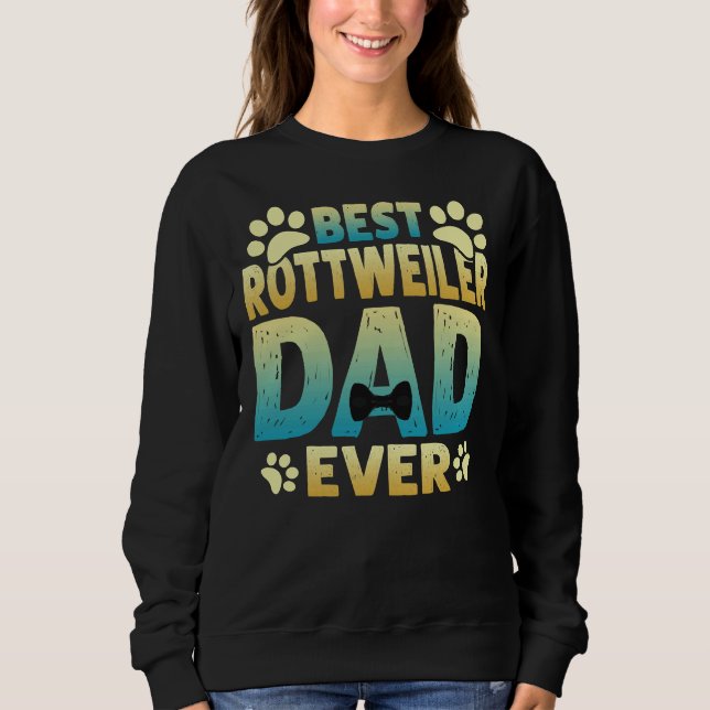 Sudadera Mejor Rottweiler Dad (Anverso)