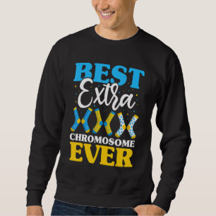 Sudadera Mejor síndrome cromosómico Extra Ever Down Niños S