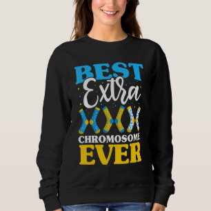 Sudadera Mejor síndrome cromosómico Extra Ever Down Niños S