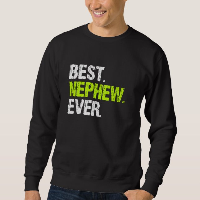Sudadera Mejor sobrino de Guay Funny Pullover (Anverso)