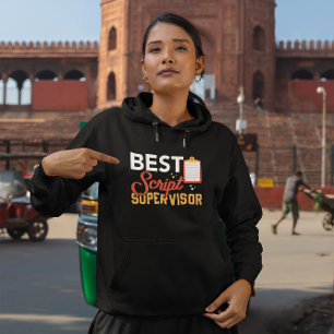 Sudadera Mejor Supervisor de Script: Mayor continuidad